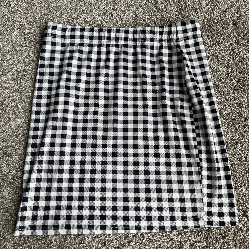 3/$12 SHEIN Checkered Print Mini Skirt